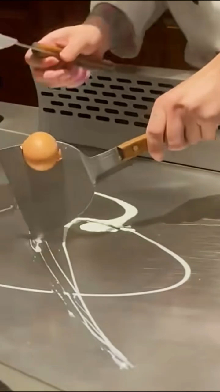 用鸡蛋做的小心形