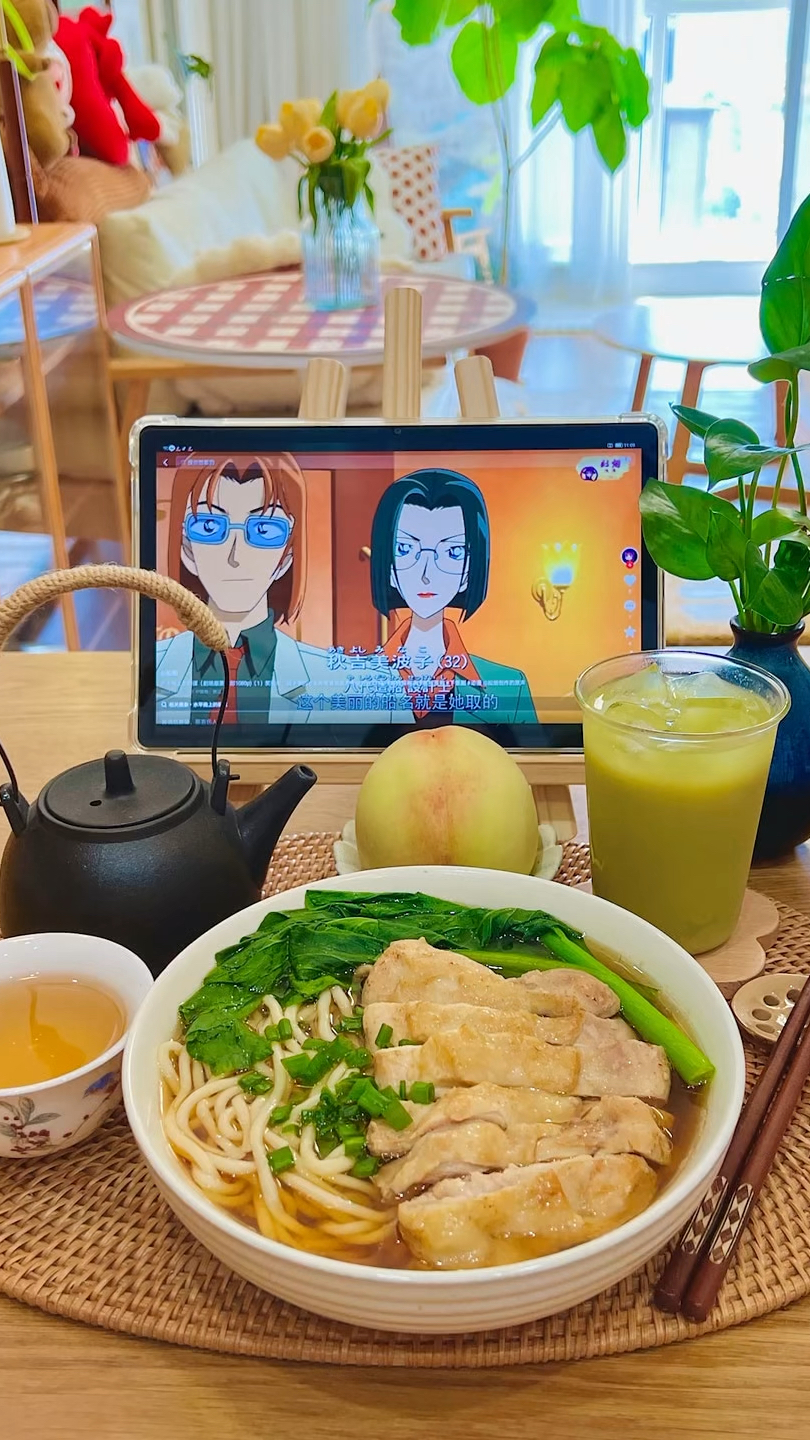 鸡排面:17元|冰绿豆沙:2.5元