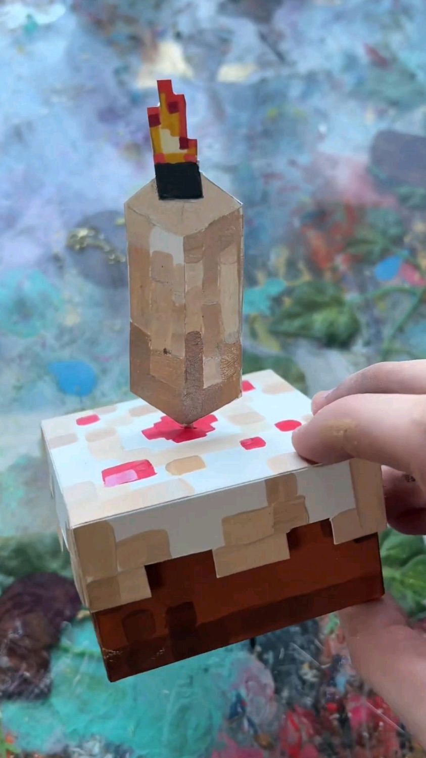 《我的世界》生日蛋糕