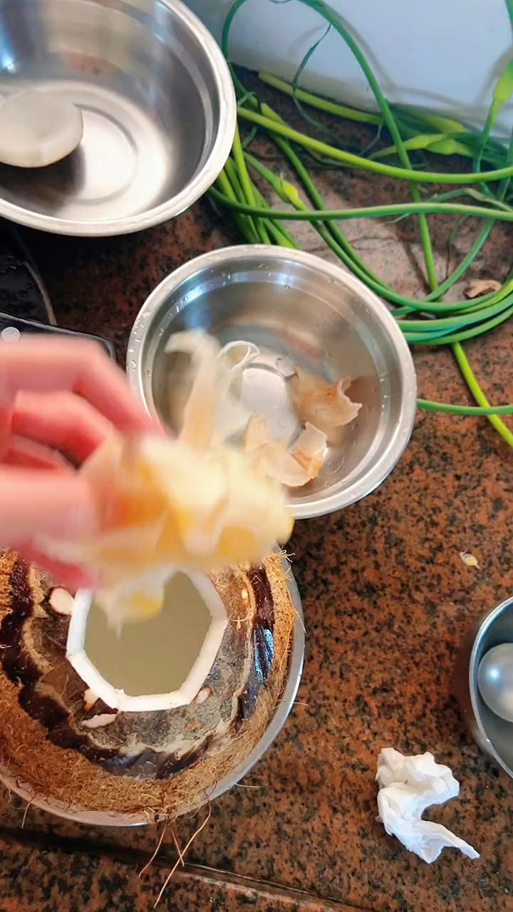 原只椰子炖鳝胶,润而不燥#适合秋天进补