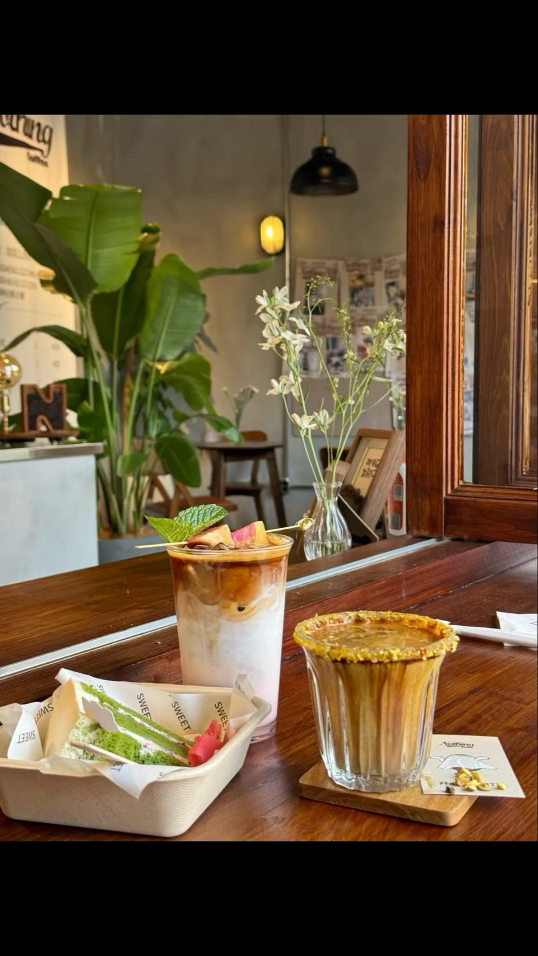 蛋糕和咖啡,真是绝配～