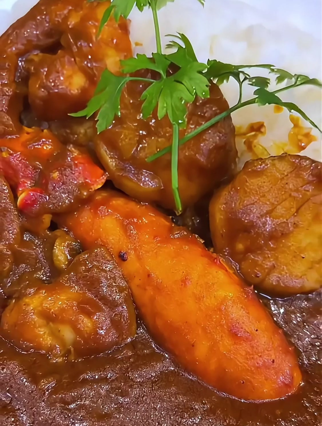 海洋风情遇上日式香辣:海鲜咖喱,挑战你的味蕾极限!