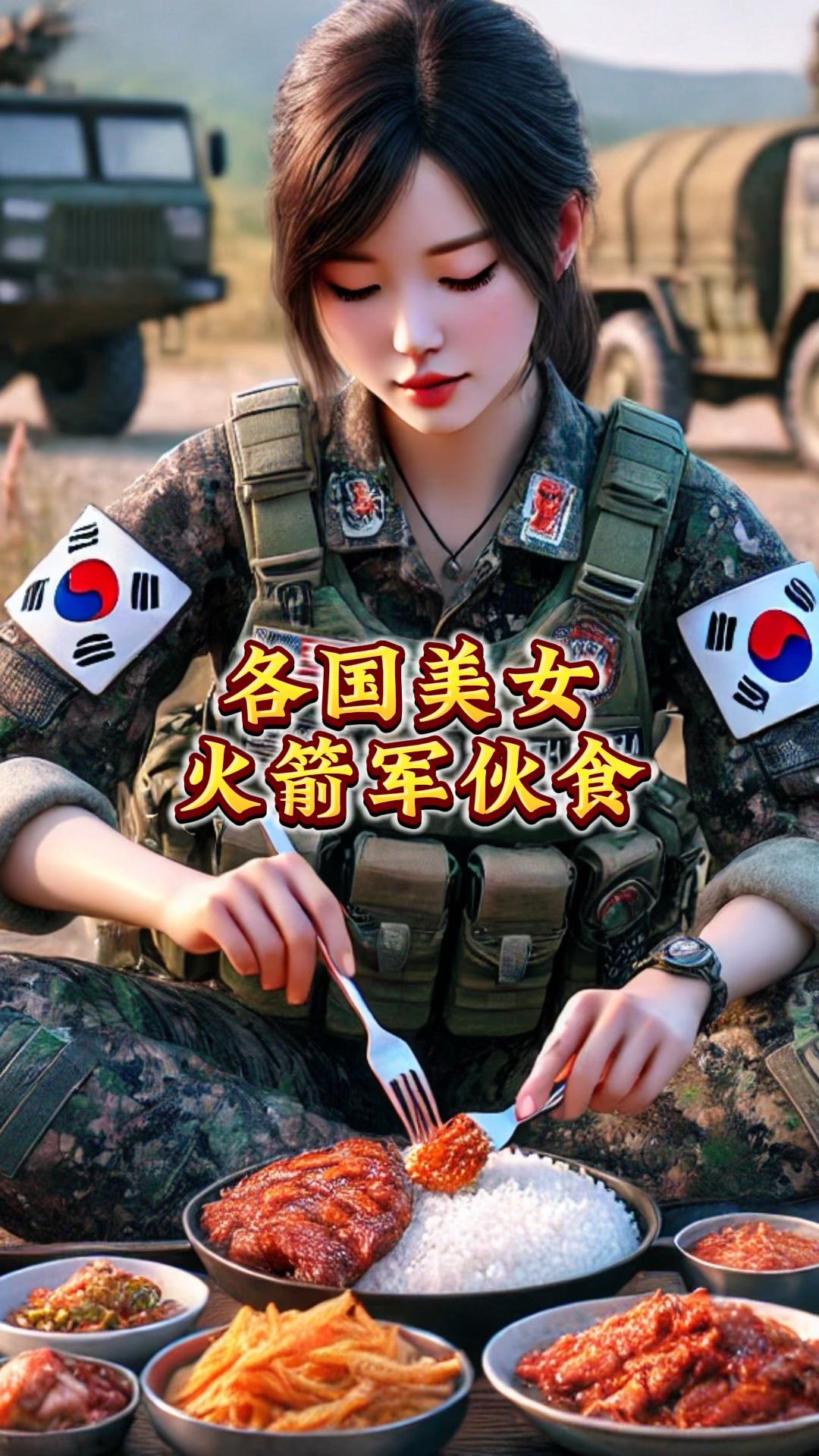 各国美女火箭军的日常饮食,有你喜欢吃的菜吗