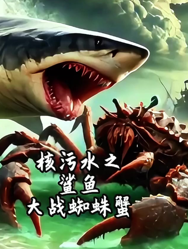 鲨鱼看不惯蜘蛛蟹,结局竟然?