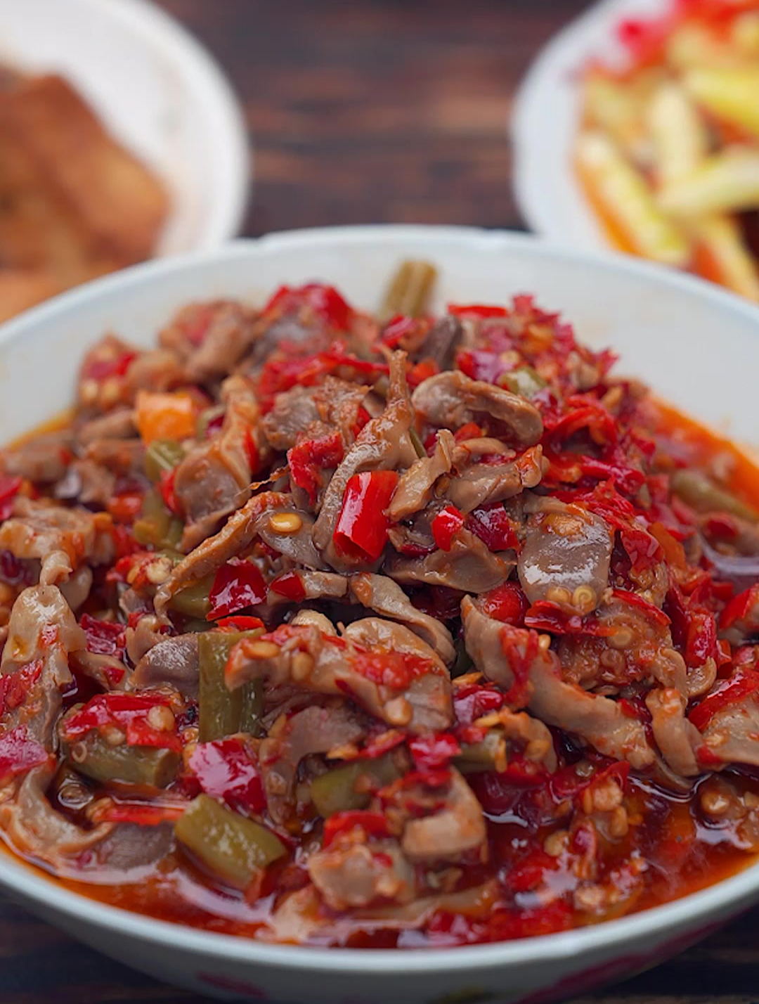 酸辣鸡杂口味重了?