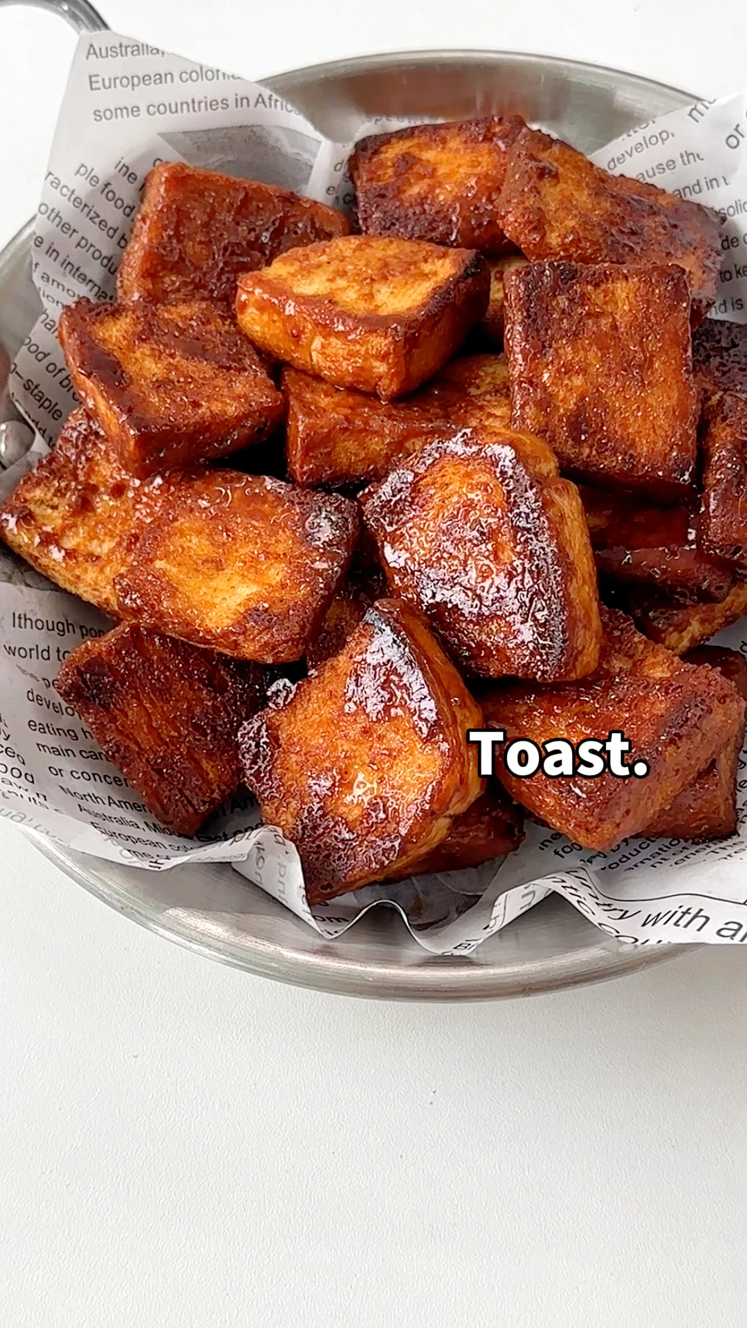 焦糖吐司块!香甜酥脆,追剧必备小零食!