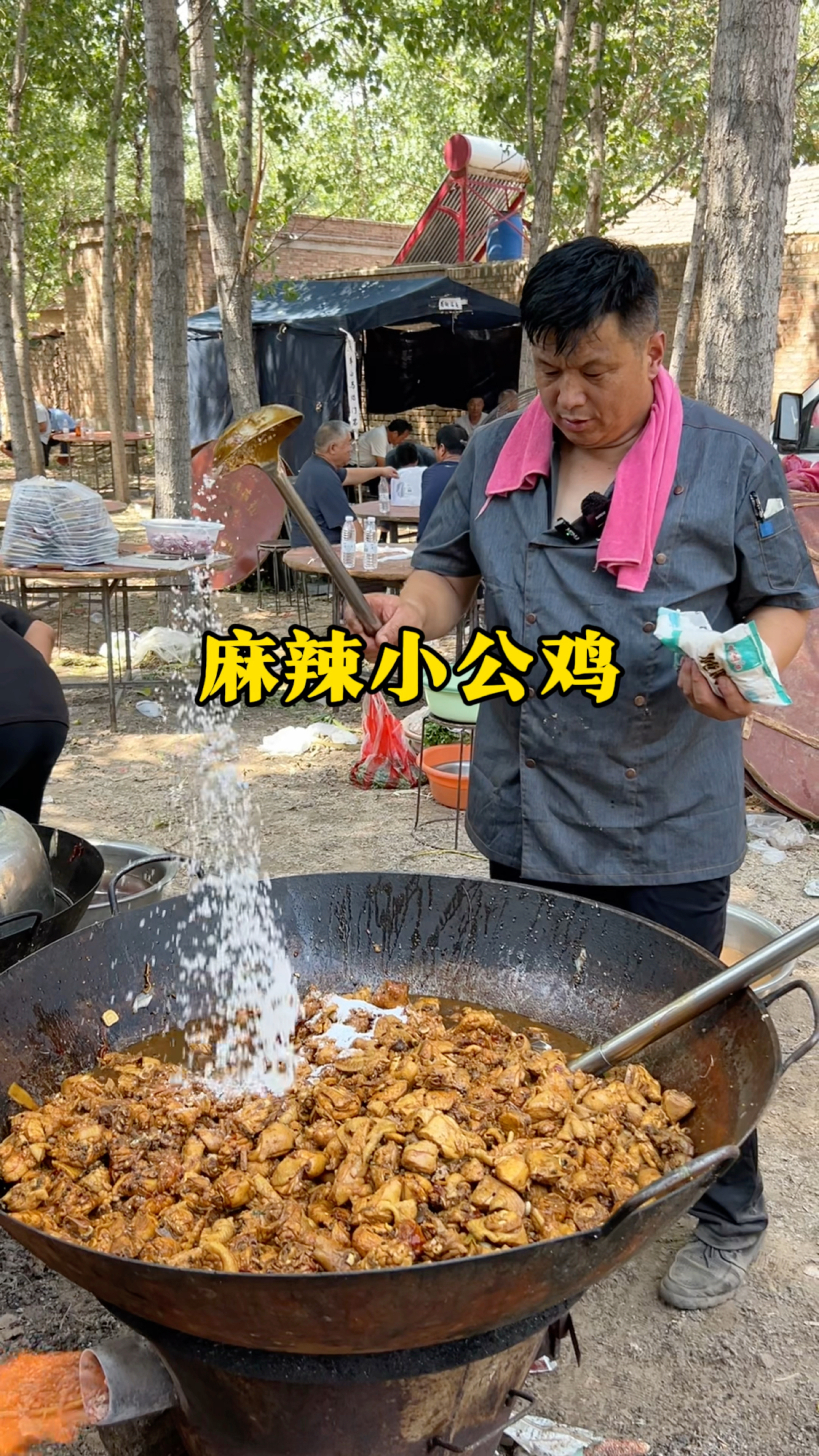 农村大席上做的麻辣小公鸡