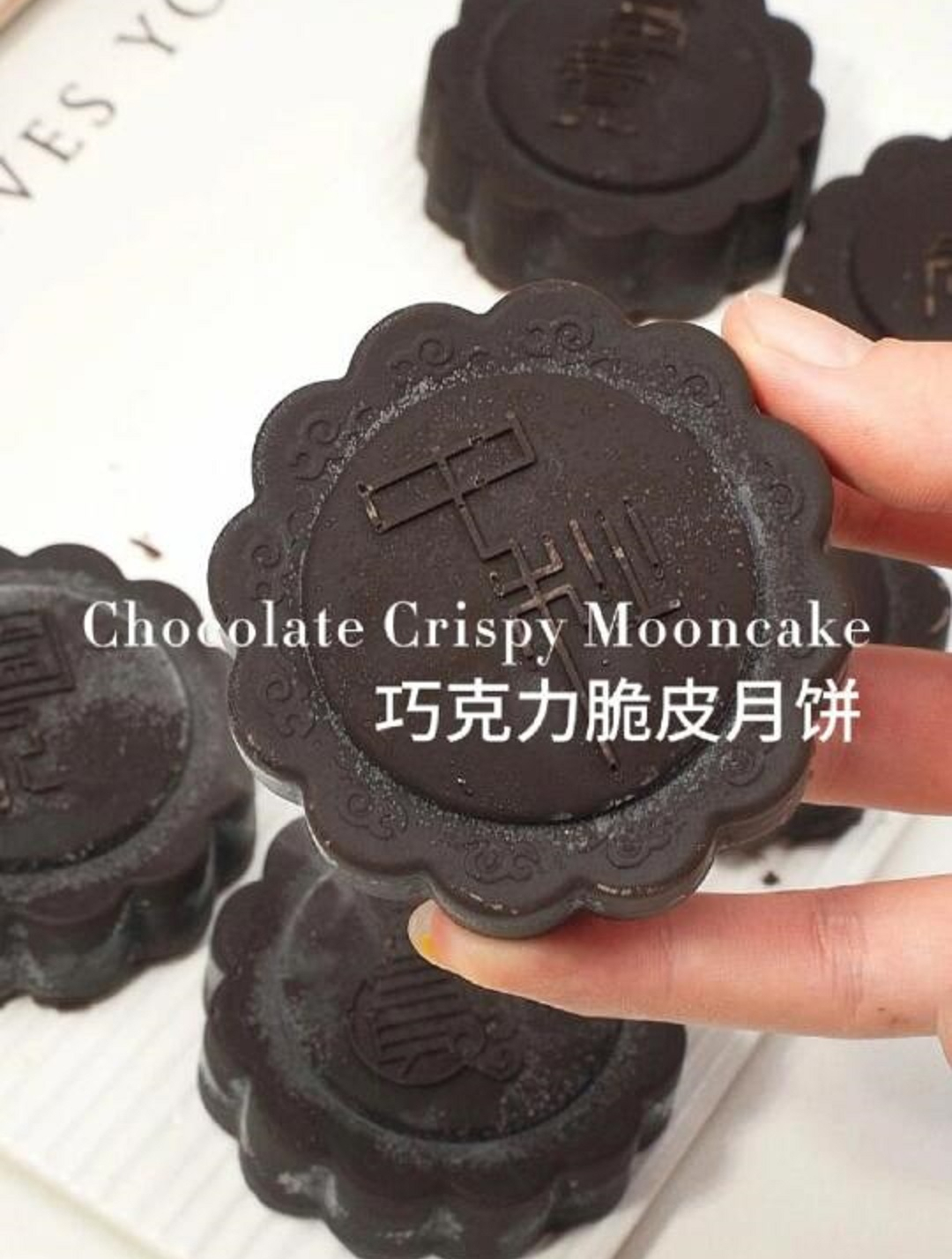 冰淇淋口感的巧克力脆皮月饼,太太太好吃了