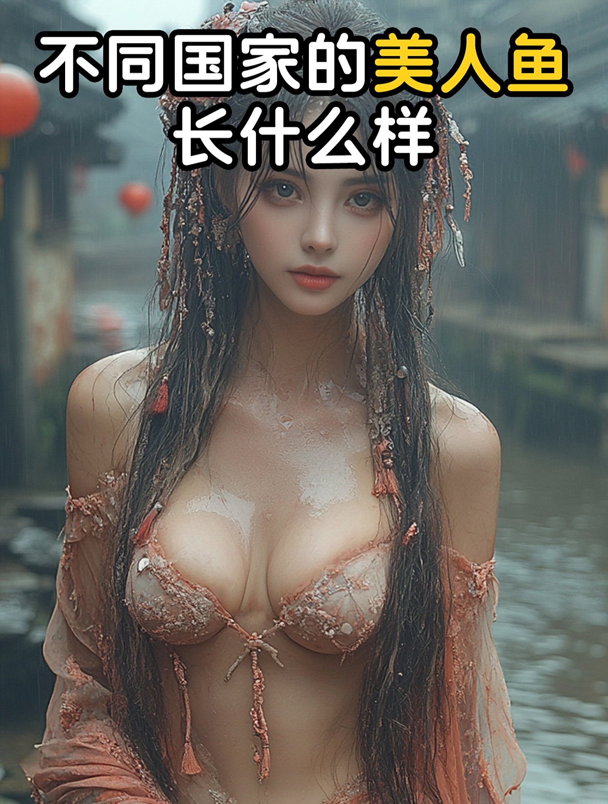 Ai眼中不同国家的美人鱼长什么样?