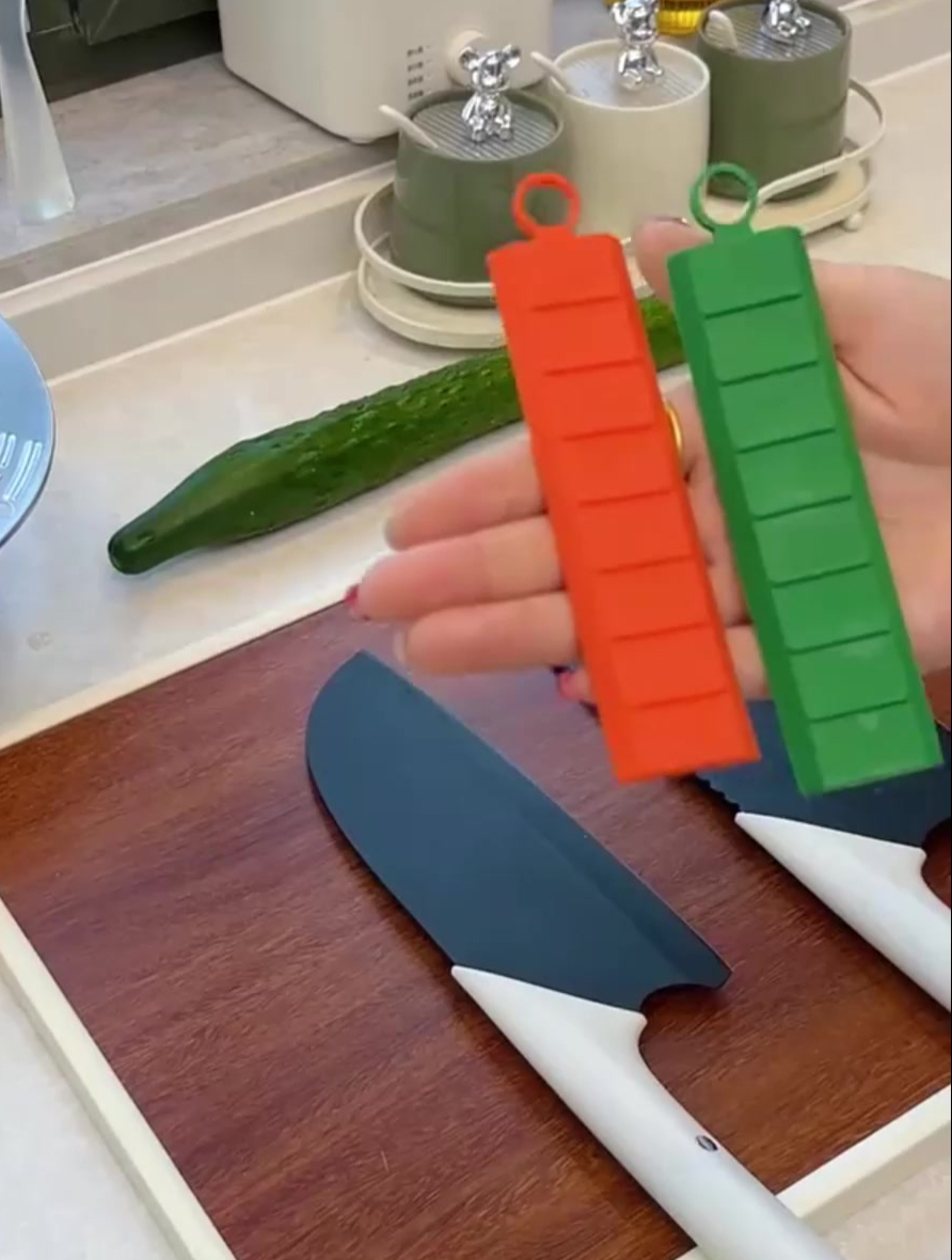 厨房必备神器这个不沾刀小神器,真的解决了切菜遇到的大烦恼得