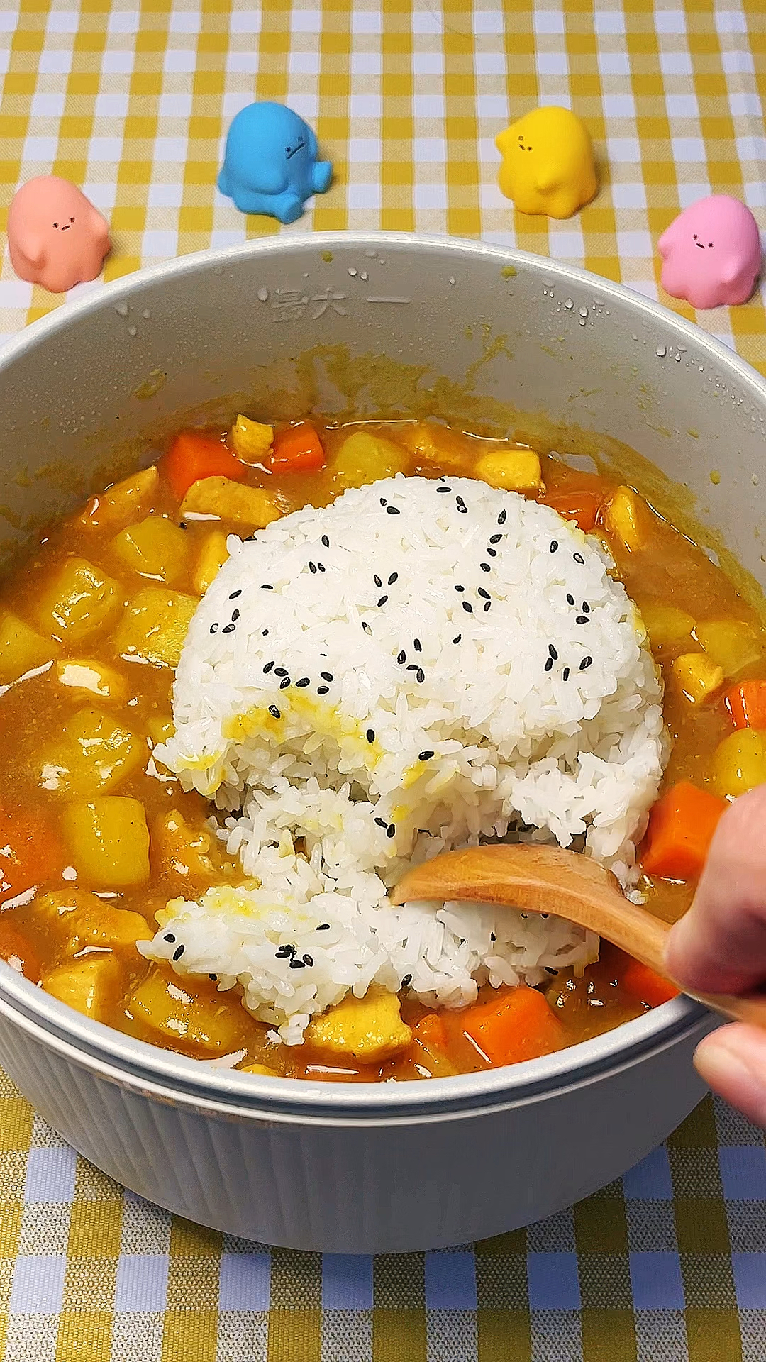 咖喱鸡肉饭,这样做超下饭