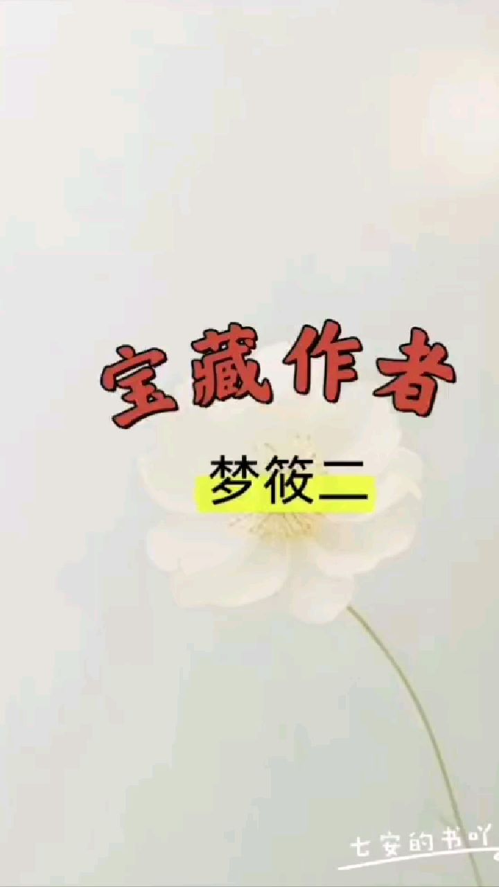 宝藏作者:梦筱二‖28本作品合集!成年人的童话爱情,又甜又解压