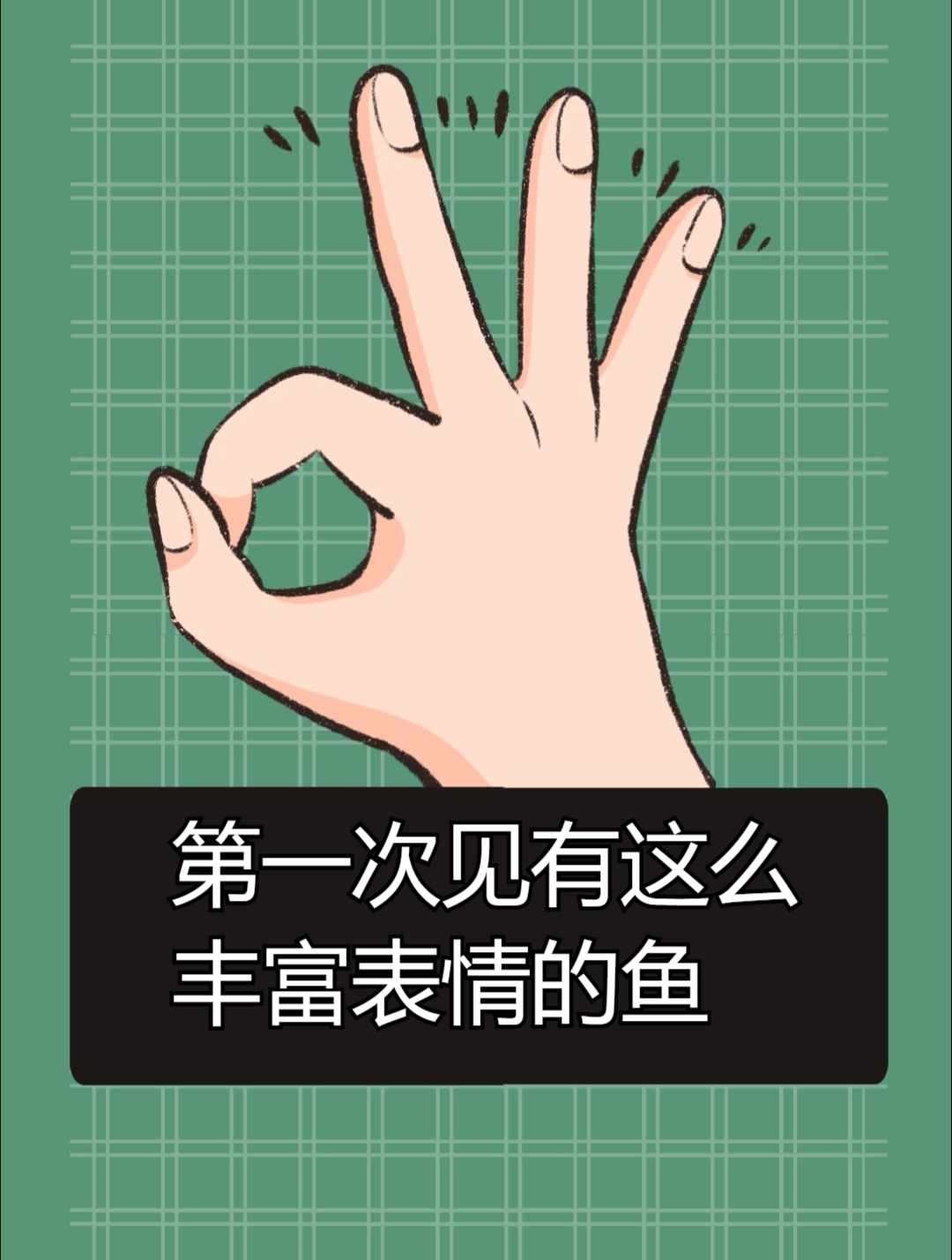 第一次见有这么丰富表情的鱼!