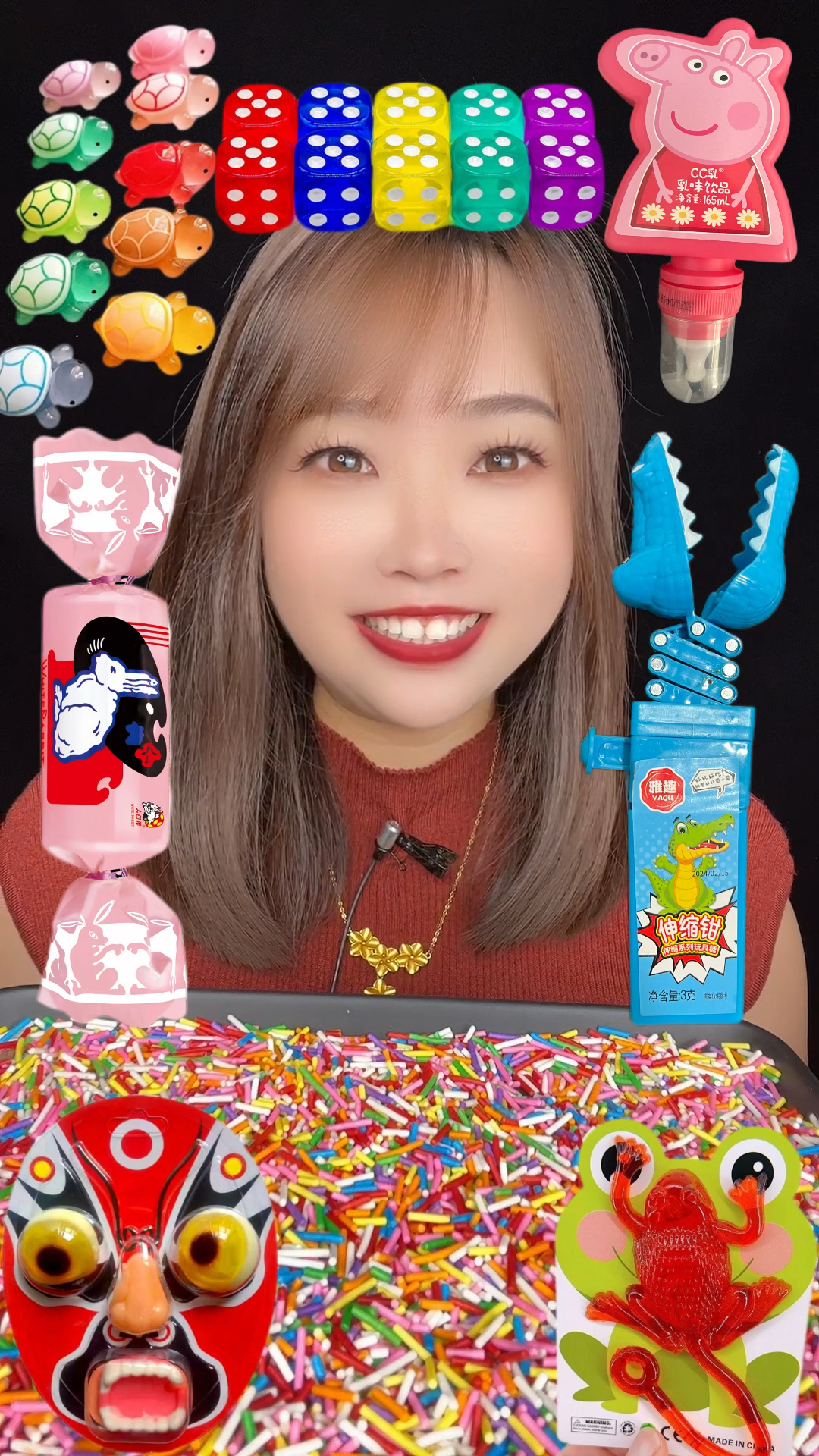 佩奇想吃大白兔奶糖,甜甜的快乐,美食