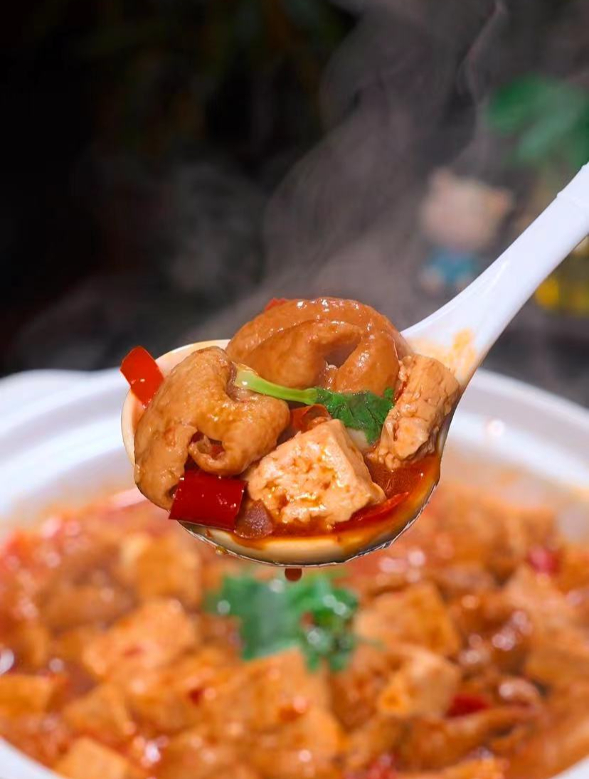 肥肠炖豆腐的家庭版详细做法