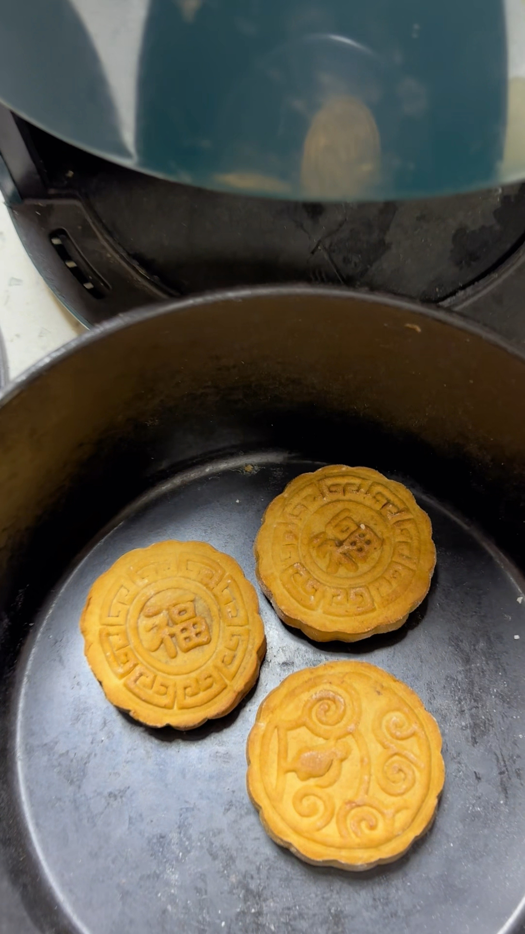 中秋节空气炸锅做月饼教程加热要点