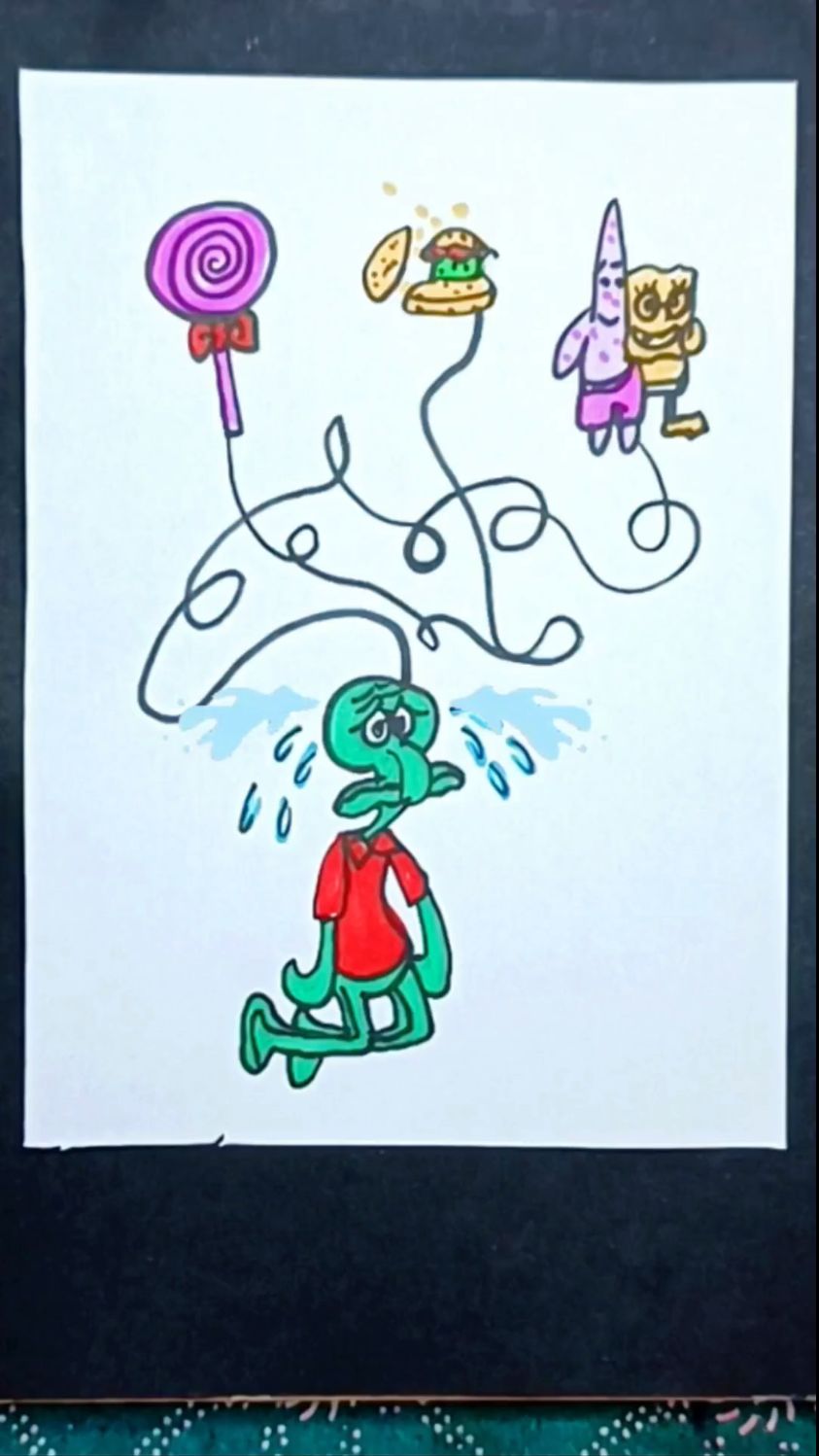 章鱼哥为什么哭得这么伤心?