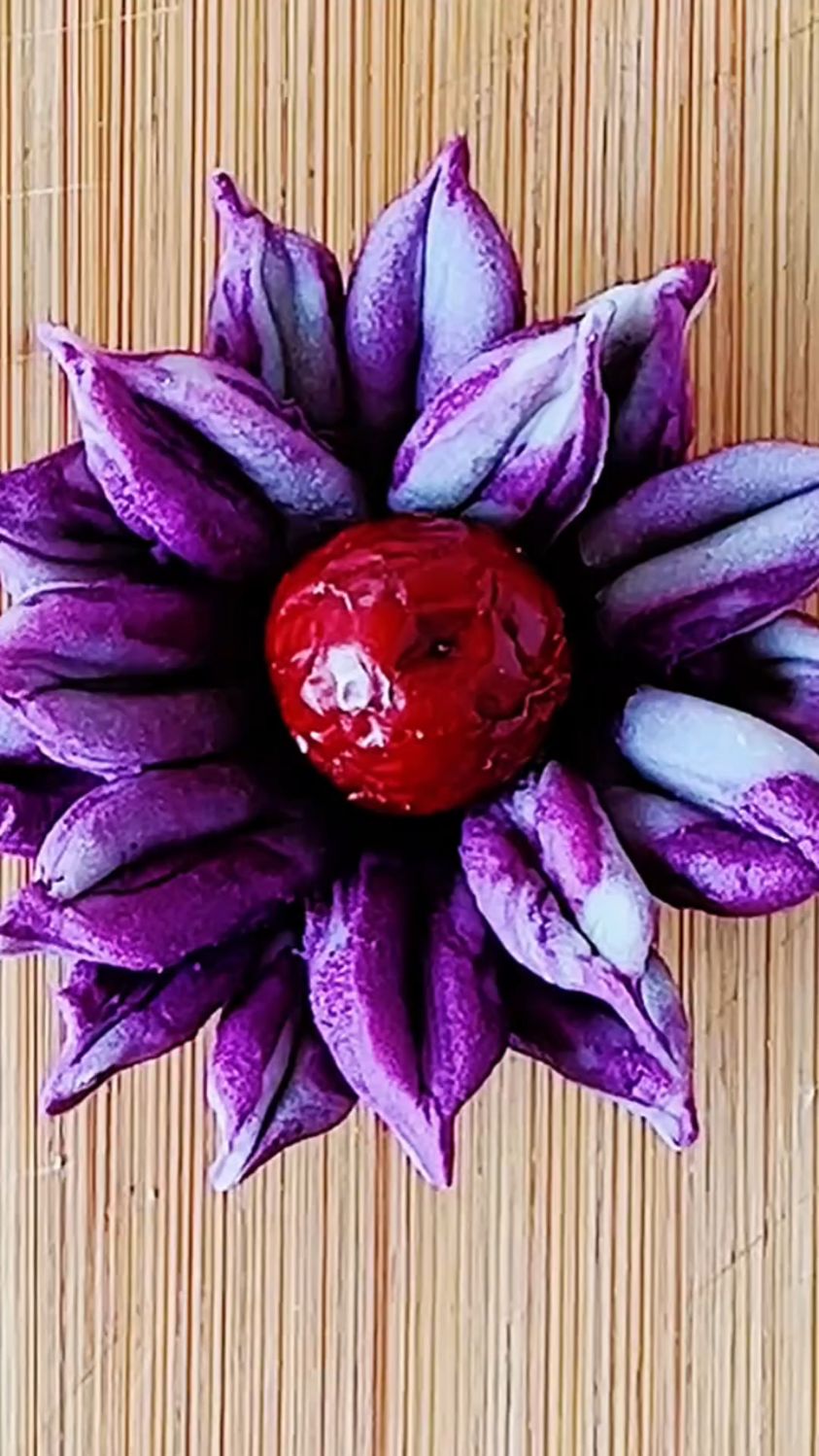 制作彩色的花式花卷,多漂亮。