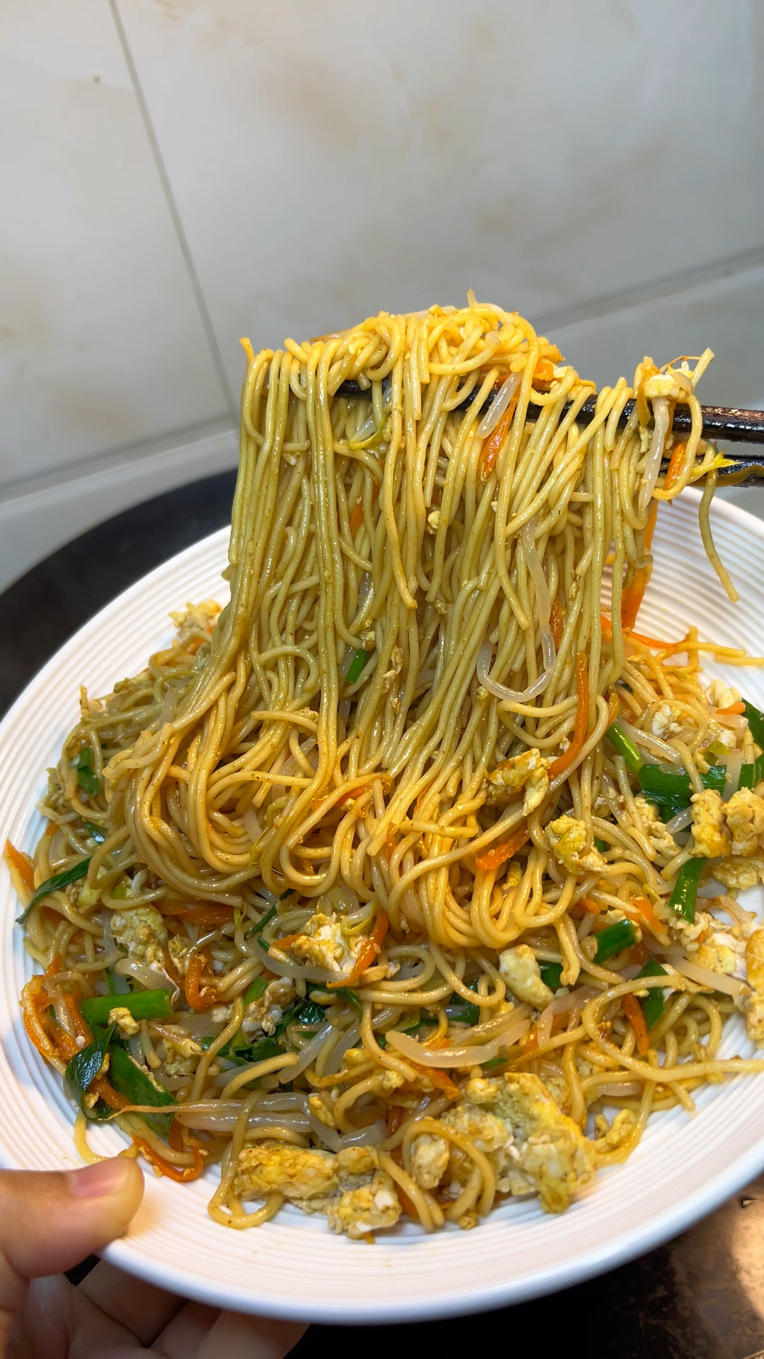 朋友推荐我做的沙茶酱炒面,真的太好吃了