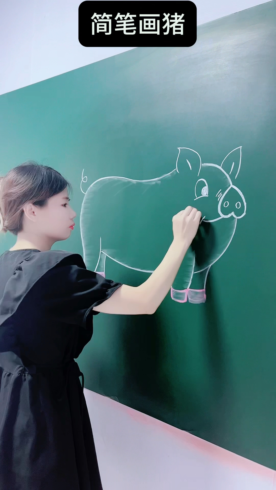 最简单的简笔画猪