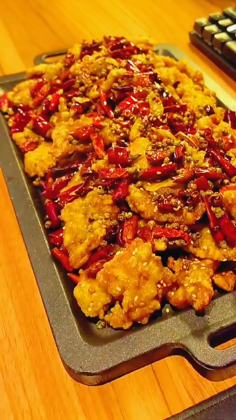 夜宵加餐麻辣酥肉