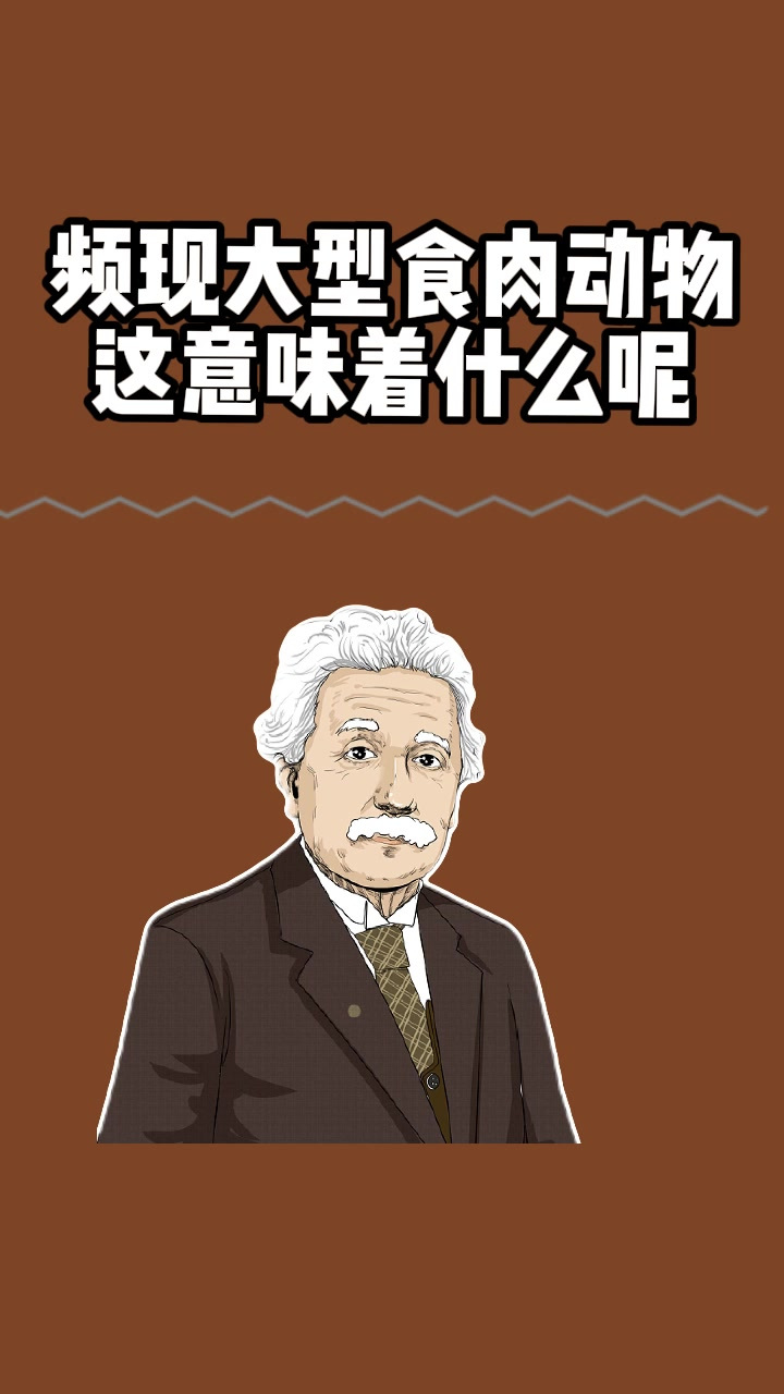 在我国频现大型食肉动物这究竟意味着什么呢