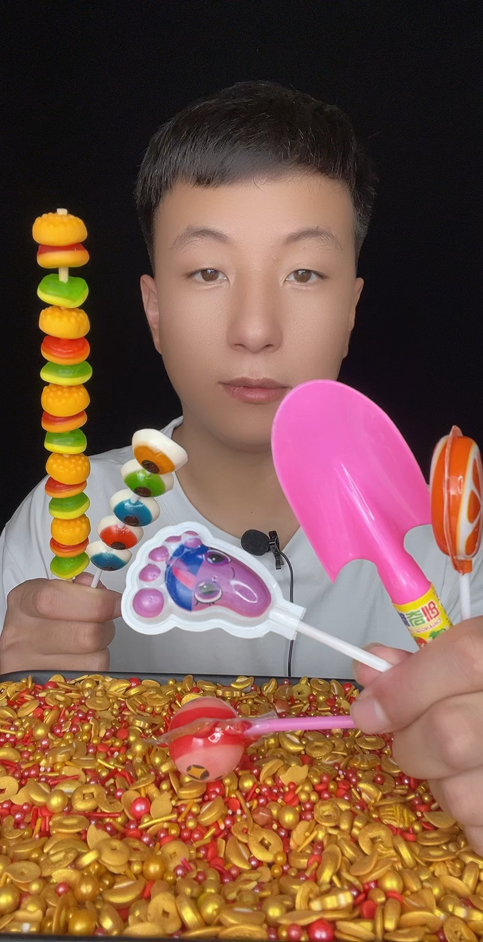 汉堡,串串糖,小铲子糖果