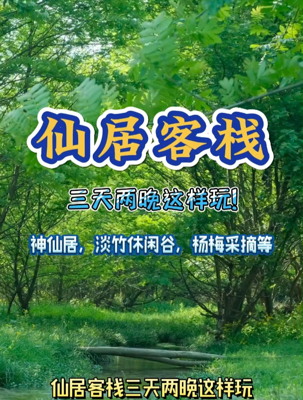 仙居客栈之旅:三天两晚,体验古韵今风的避世桃源