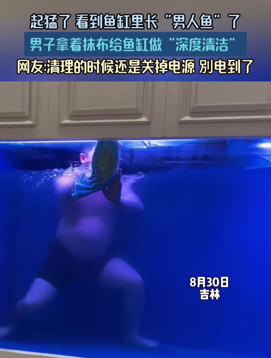 起猛了 看到鱼缸里长“男人鱼”了?!