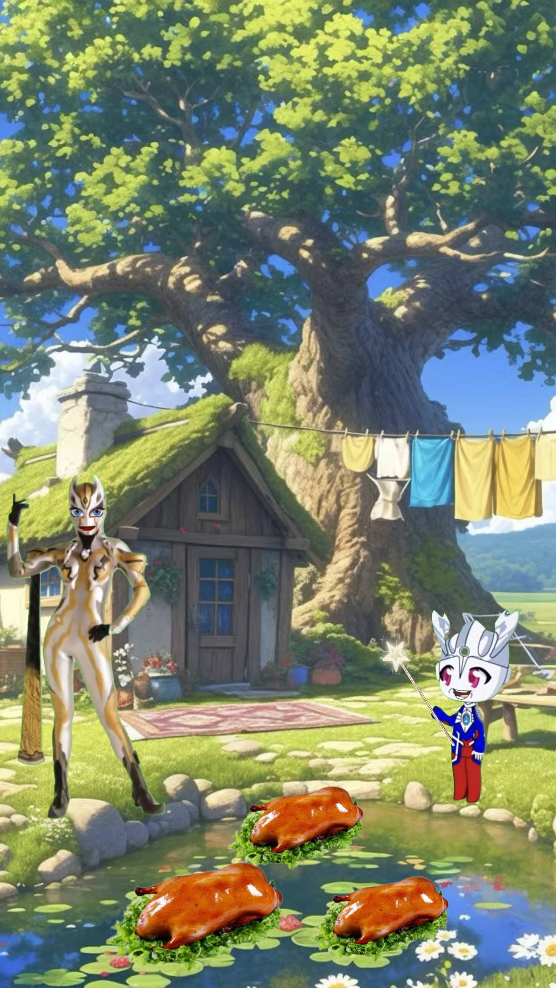 你想吃烤鸭#二次元#动漫