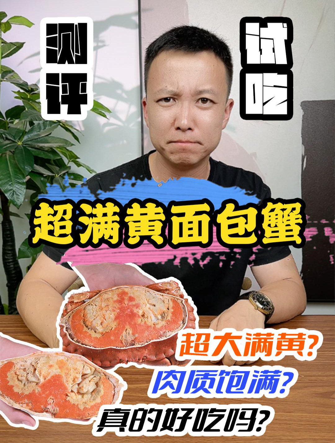 65元买了一只面包蟹!好吃吗?测评 螃蟹 面包蟹 海鲜美食 试吃