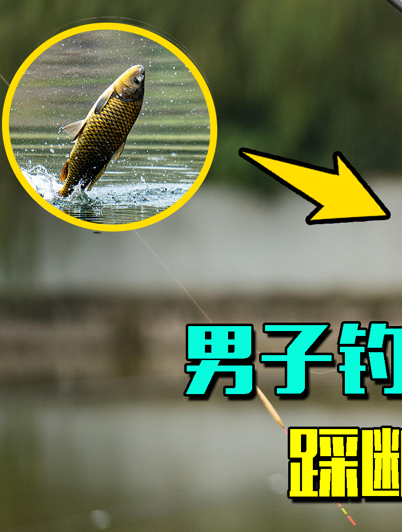 男子钓到2斤鲤鱼又被抓了!鱼竿被踩断拘留2月,还罚了1056