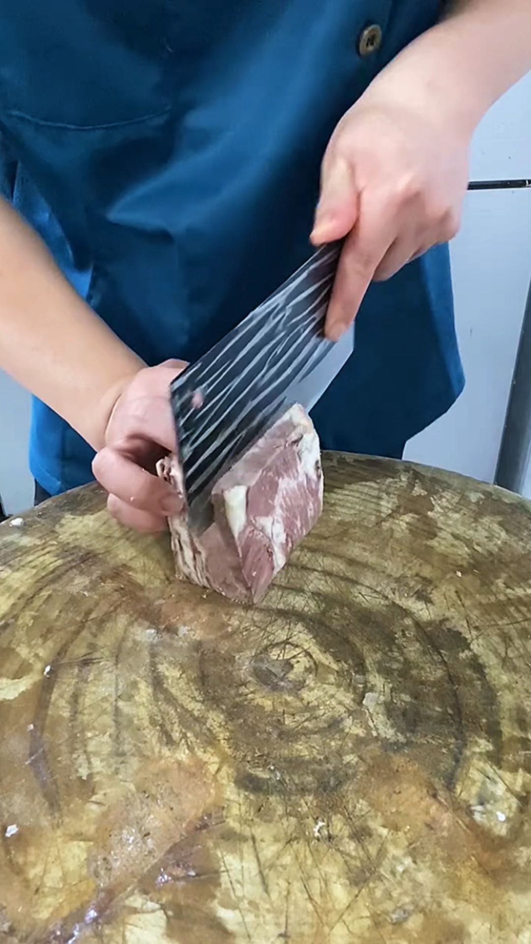 快速改刀肉的方法