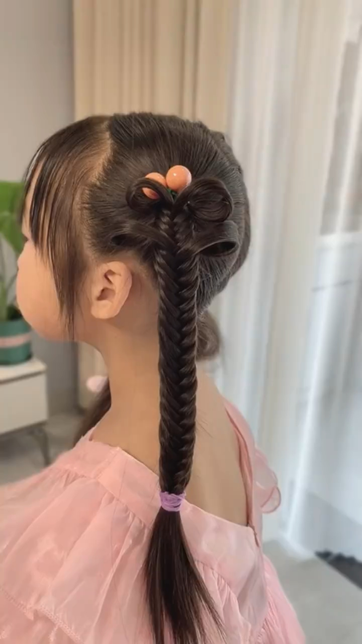 一根筷子编蜻蜓鱼骨辫子