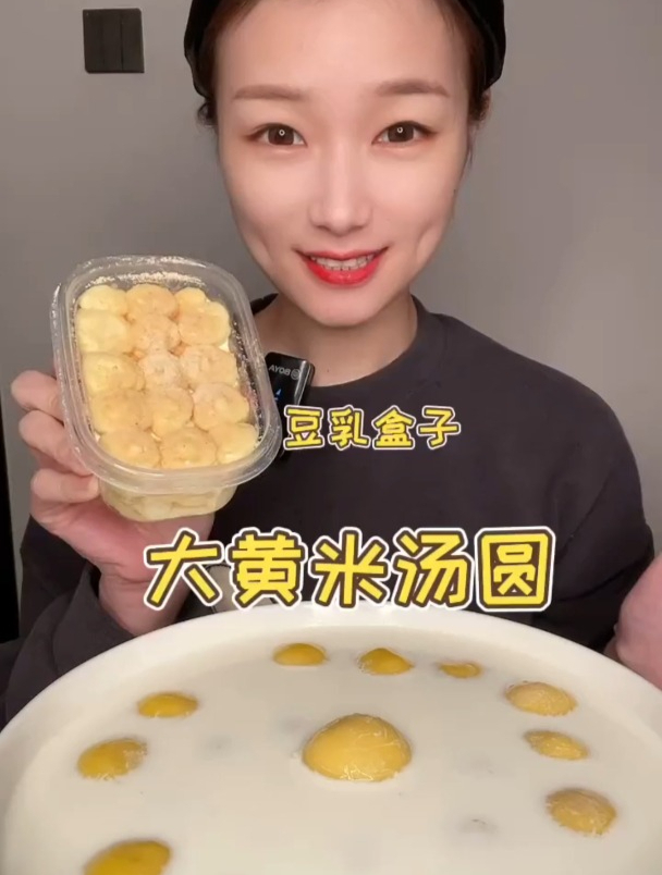 软糯香甜 大黄米汤圆 豆乳盒子