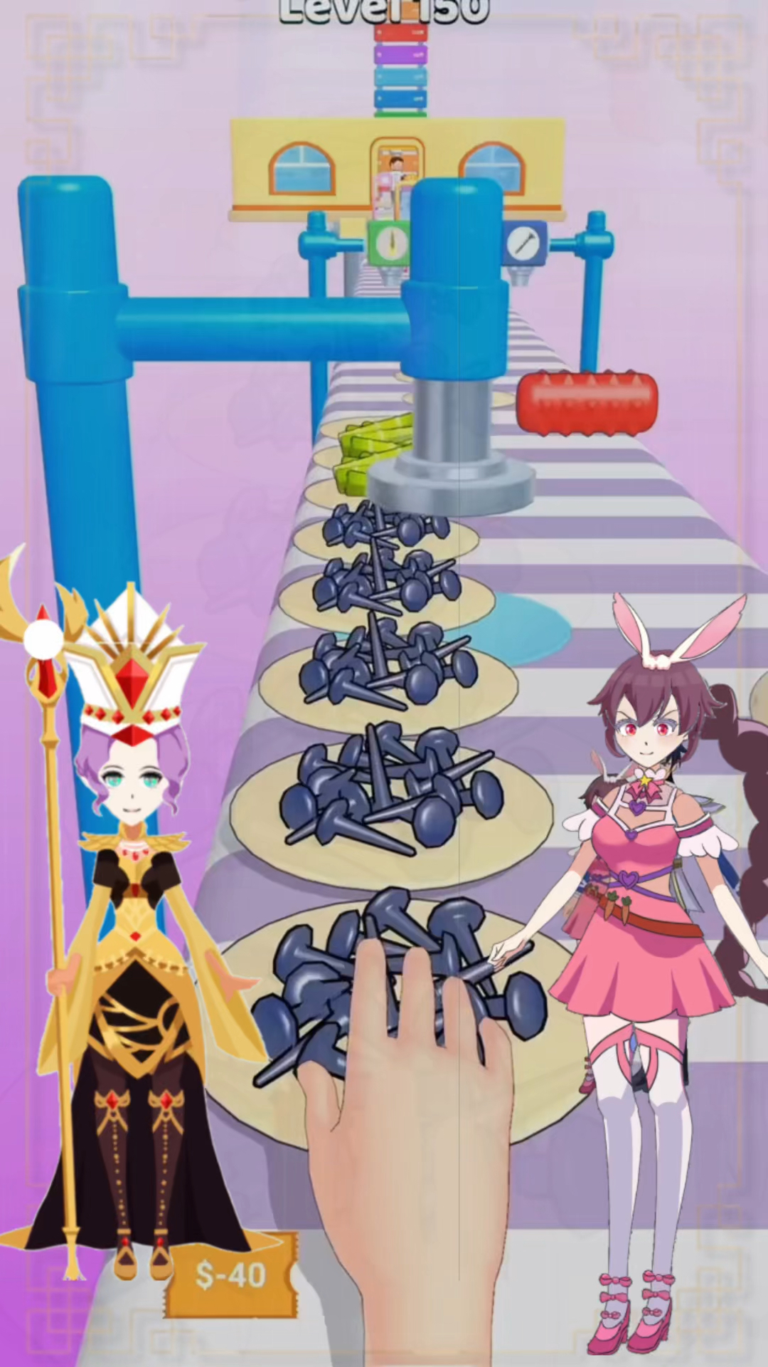 饺子里面怎么有钉子呀!