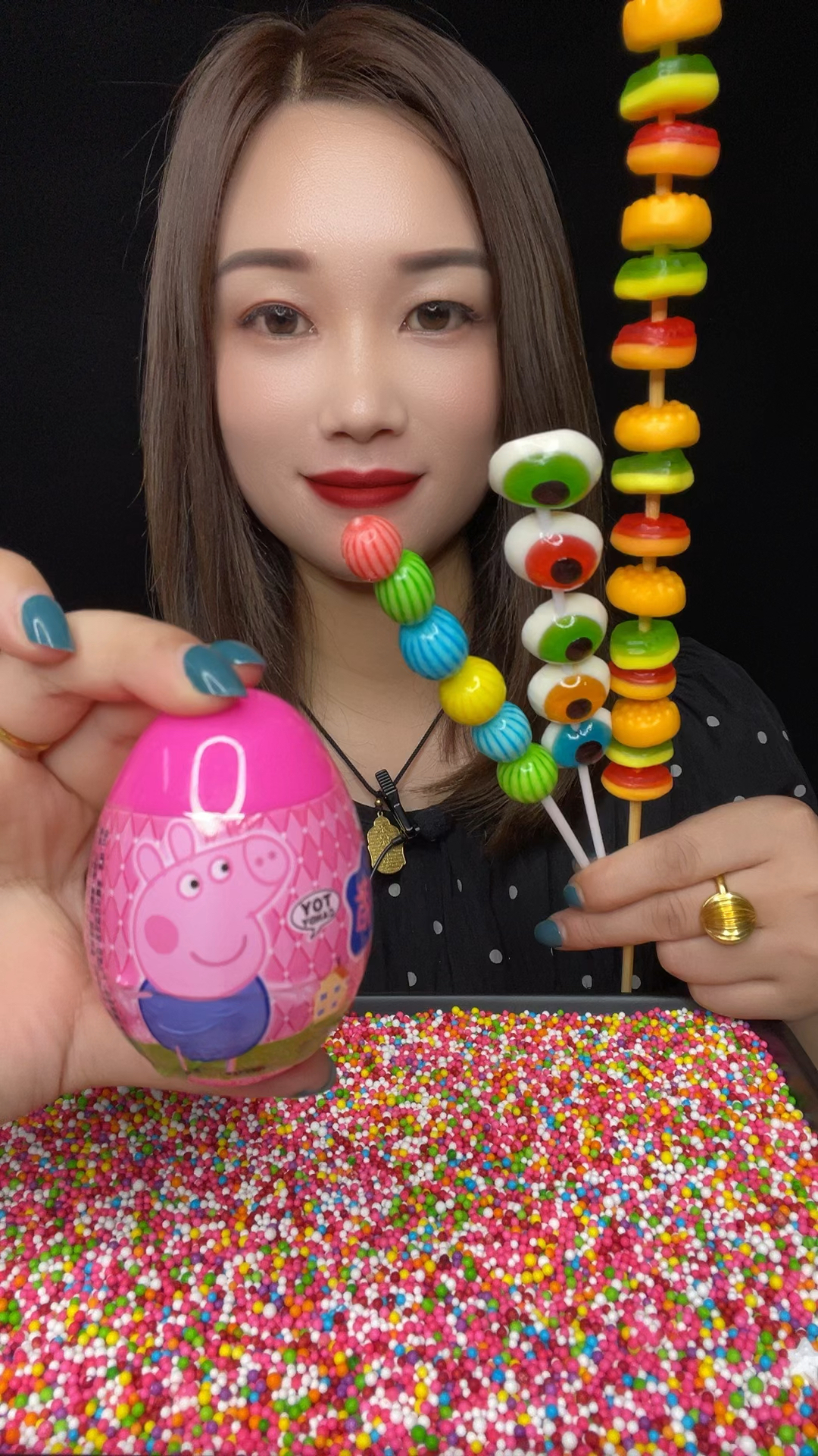 今天吃糖果串串 汉堡串串