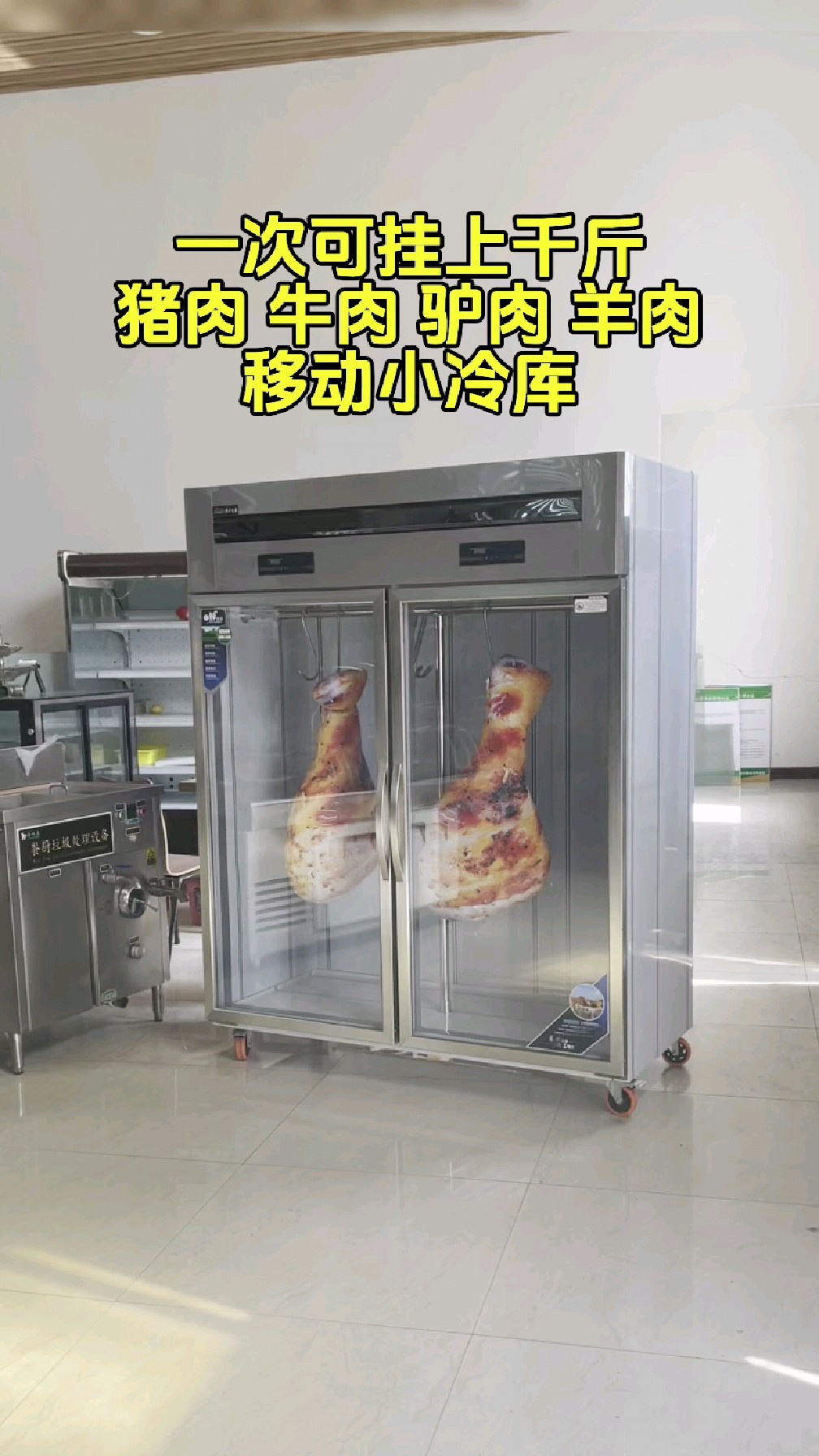 移动式挂肉展示柜