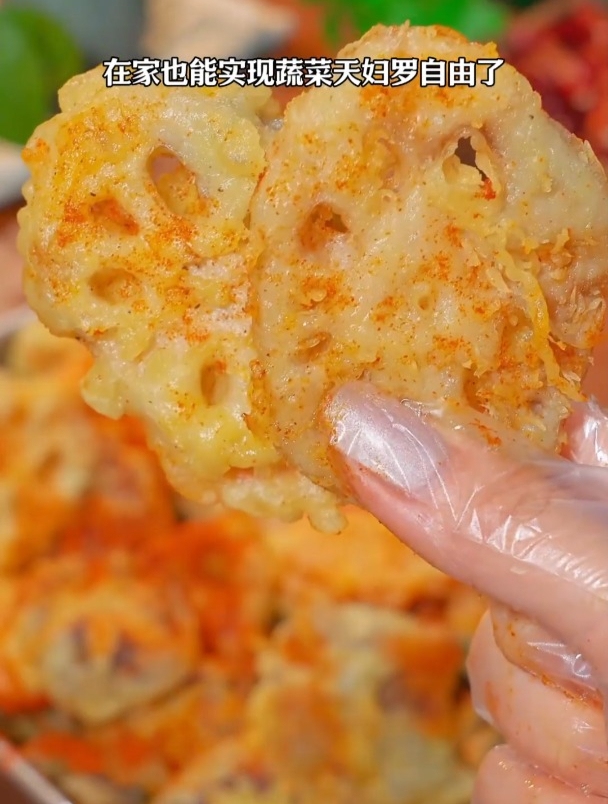 孩子不爱吃蔬菜,你可以做一个蔬菜天妇罗,香脆美味,孩子抢着吃