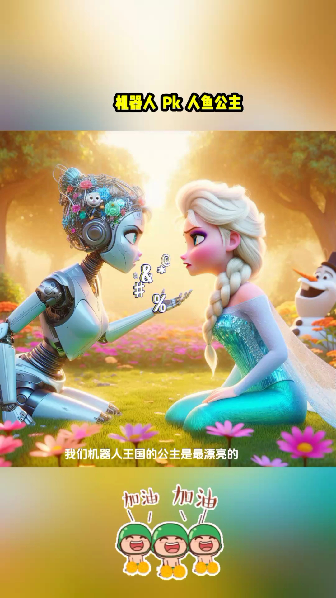 机器人Pk美人鱼公主
