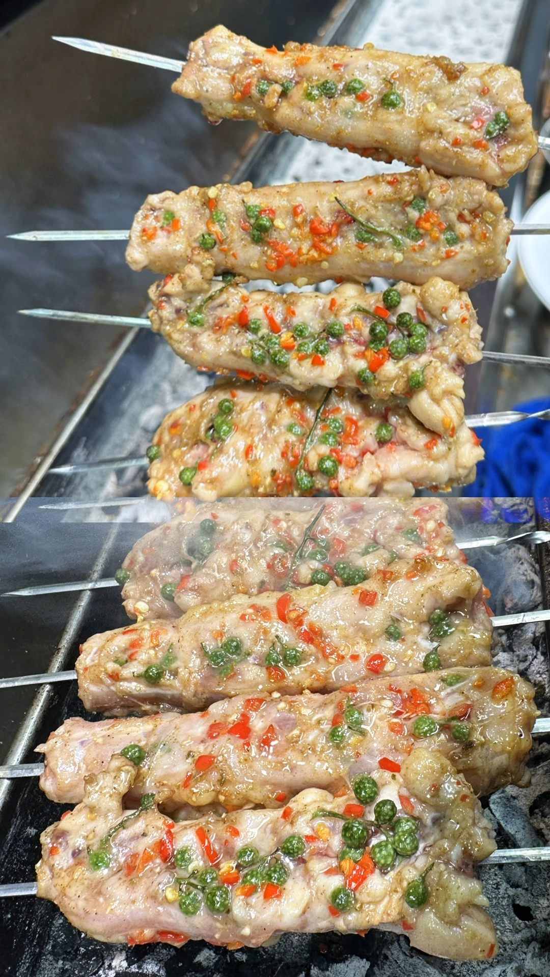 烧烤店的特色藤椒鸡脖