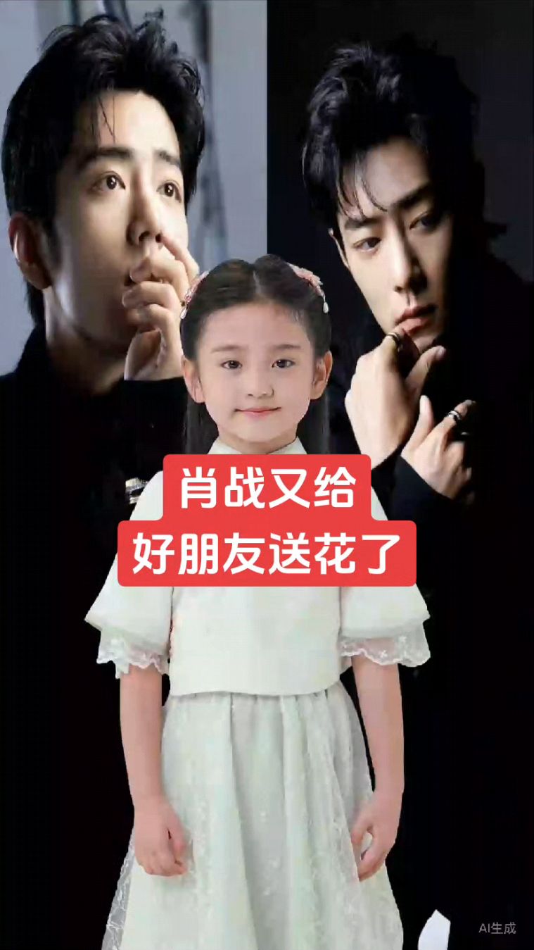 肖战又给娱乐圈内好朋友送花了