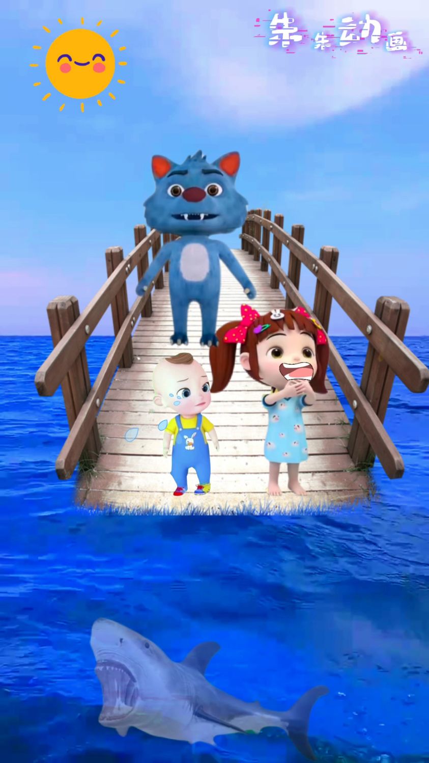 原创动画 #动画短片 #少儿益智动漫推荐 #二次元 美人鱼救了弟弟