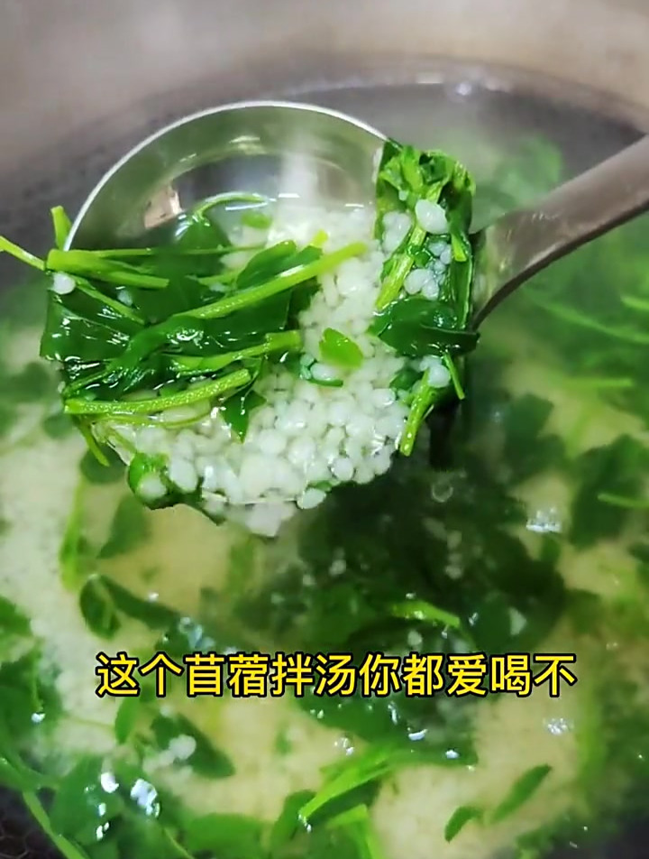今日分享农家饭——《苜蓿拌汤》,你做的和我做的一样吗?