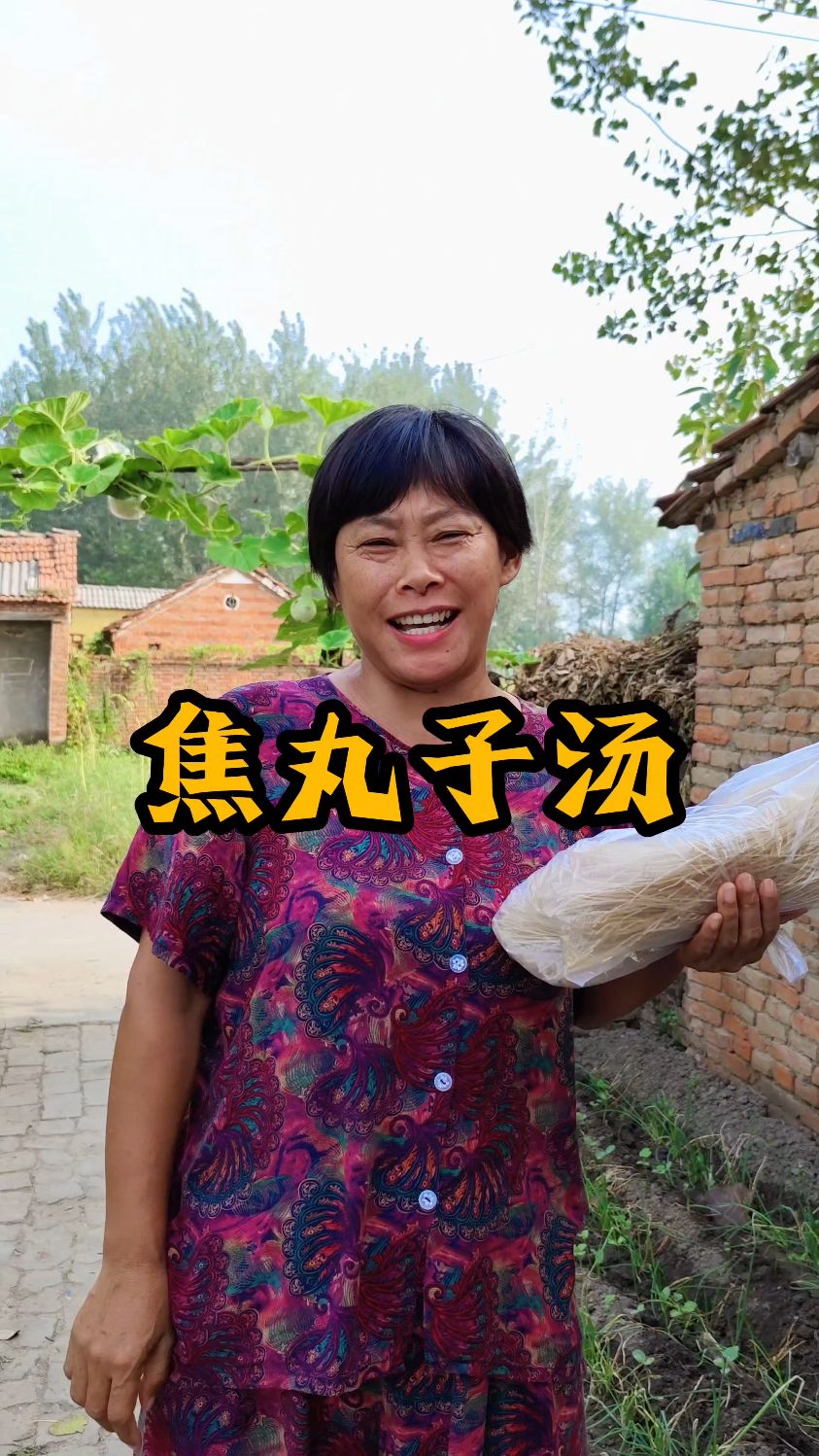 今天做一个河南大席才能吃到的焦丸子汤