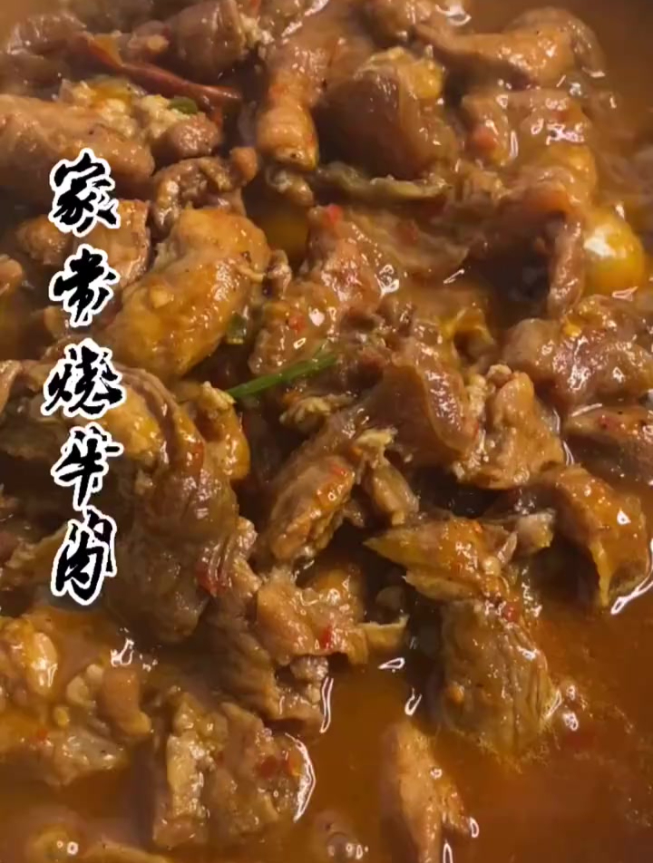 家常烧牛肉,真不错