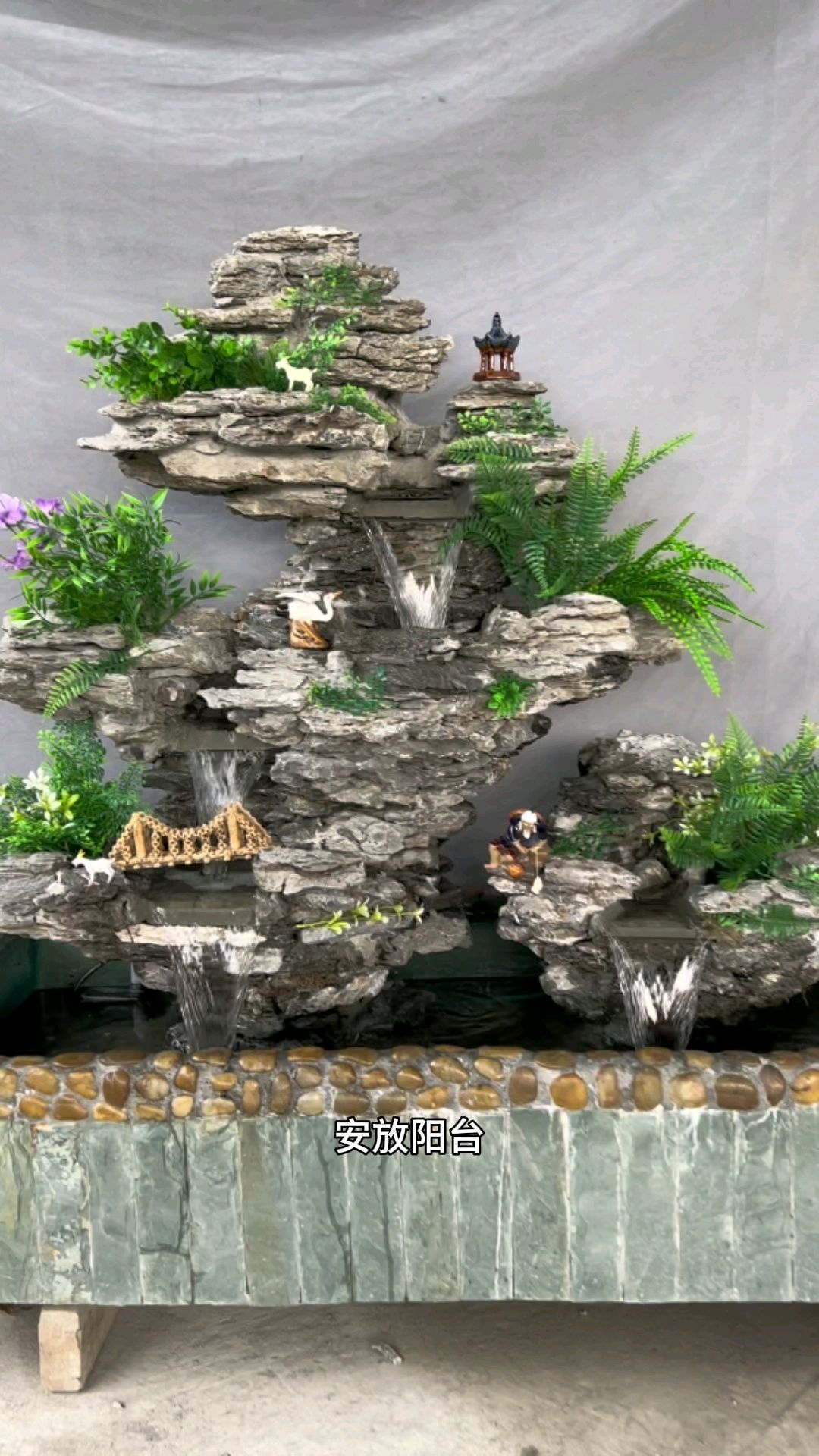 精品流水假山景观