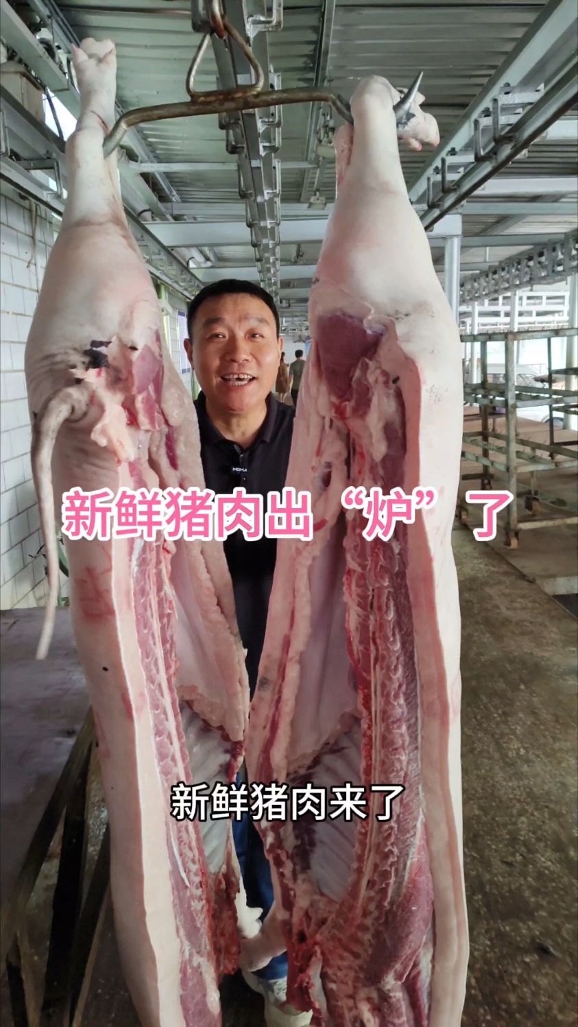 新鲜猪肉出“炉”了