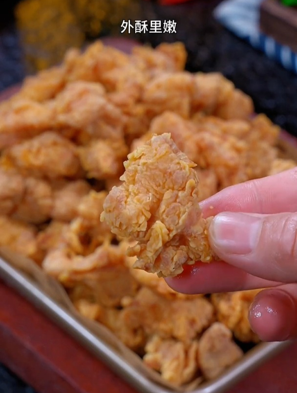 孩子想吃鸡米花了我教你在家做,外酥里嫩干净又卫生比买的还好吃