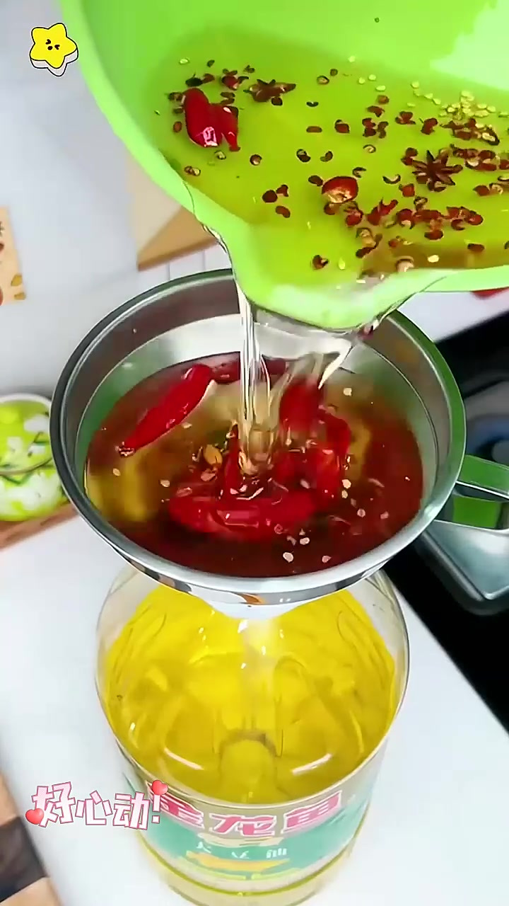 让油渣不再烦恼,带过滤网的不锈钢漏斗,厨房绝对需要